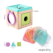 Load image into Gallery viewer, Montessori Cloth Busy Box Animal Tissue Toy