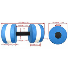 将图片加载到图库查看器,1Pc Multicolor Floating Water Dumbbell Pool Fitness Equipment Aquatic Exercise Dumbbells for Water Sports Women Men Children