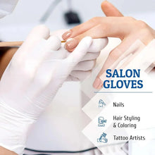 Load image into Gallery viewer, White Nitrile Disposable Gloves – Powder-Free, Latex-Free Household Use