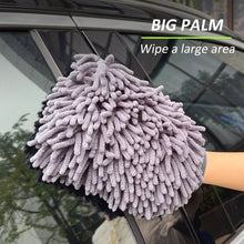 Load image into Gallery viewer, Car Wash Gloves Chenille Glove Plush Rags Thickened double-sided Car Supplies Cleaning Tools Auto Acessories Car Detailing