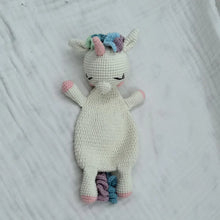 将图片加载到图库查看器,Baby Security Blanket Towel Feeding Bib Soft Towel Cotton Burping Cloth Infant Shower Gift Knitted Lovely Animal Rattle Sleep To