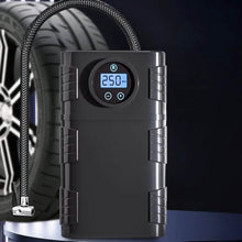 Load image into Gallery viewer, Portable 120 PSI Cordless Air Compressor – Tire Inflator for Car, Bike & Motorcycle