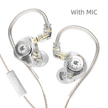 Load image into Gallery viewer, KZ EDX pro In-ear type Earphones Stereo DJ Hi-Fi Bass HIFI Microphone Earplugs Cable speakers reduce noise and detachable cables