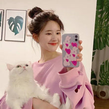 Load image into Gallery viewer, Cute Cat Transparent Phone Case For Iphone 11 12 13 Pro Max Case X Xs Max Xr Phone Case 7plus 8plus Case Cute Clear Protective Phone Cases