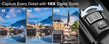 将图片加载到图库查看器,NBD 4K HD&48MP Camcorder Video Camera With Wi-Fi & App Control,Video Recorder with 3X Battery Life, 16X Zoom, 270° IPS Screen