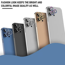 Load image into Gallery viewer, 3/1Pcs Luxury Camera Lens Protector For iPhone13 12 11 Pro Max Camera Protective For iPhone 12 13 Mini Back Lens Glass Camera Cover Circle Tempered Glass Protector