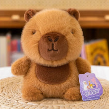 Load image into Gallery viewer, 16cm Plush Companion Doll – Soft Capybara & Elephant Stuffed Toy