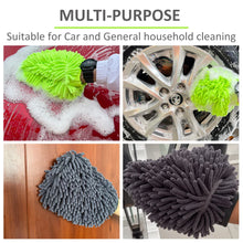 Load image into Gallery viewer, Car Wash Gloves Chenille Glove Plush Rags Thickened double-sided Car Supplies Cleaning Tools Auto Acessories Car Detailing