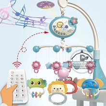 将图片加载到图库查看器,Musical Baby Crib Mobile - Lights, Music & Projection | Remote Control Crib Toy for Newborns