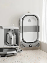 Load image into Gallery viewer, Portable Collapsible Baby Bathtub with Thermometer