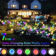 Load image into Gallery viewer, 12Pack Solar LED Starburst Firefly Lights β IP66 Waterproof Garden & Lawn Decoration