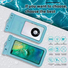 Load image into Gallery viewer, Waterproof Phone Case Pouch Protector For iPhone Cell Phone Cover Underwater Case Universal Water Proof Bag Waterproof Case Cellphone Pouch for iPhone 13 Pro Max Case & Strap