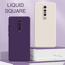 Load image into Gallery viewer, Original Square Liquid Silicone Case for Xiaomi Mi 9T Redmi K20 Pro Camera Lens Protective Soft Cute Phone Back Cover Mi9T 9TPro