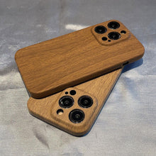 Load image into Gallery viewer, Ultra thin Vintage Wood Texture Phone Case For iPhone 14Plus 13Pro 14 13 12 Pro Max Lens protection anti-skid Soft Cover Wooden Smartphone case For iPhone