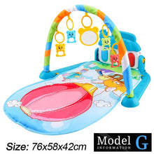 Load image into Gallery viewer, Baby Fitness Play Gym with Music & Piano Mat
