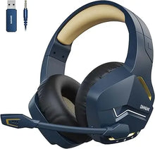 Load image into Gallery viewer, BINNUNE BW01 Wireless Gaming Headset with Mic for PC PS4 PS5 2.4G Bluetooth USB Gamer Headphones with Mic for Laptop Computer