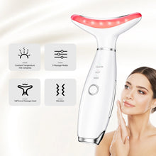 将图片加载到图库查看器,3 in 1 EMS Neck Face Beauty Device with Thermal Neck Lifting Vibration LED Facial Massager Double Chin Remover Skin Care Tool