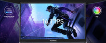 Load image into Gallery viewer, ACEMAGIC Gaming Notebook AMD Ryzen 7 5700U(Beat i7-1265U)Backlit Laptop Keyboard RAM 16GB NVME SSD 512GB 16.1" Full HD 1920x1080