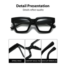 Load image into Gallery viewer, BARCUR Retro Fashionable Unique Leopard Pattern Reading Glasses for Women and Men β Stylish Clear Prescription Eyewear with Fashion Color Options β Trendy Rectangular Presbyopia Glasses with Personalized Gift Box for Daily Use