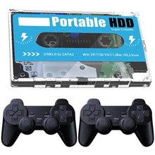 Load image into Gallery viewer, 500G Portable External Hard Drive Batocera 33 With 110000+ Game Games for PS2/PS1/SS/MAME/ARCADE Emulator for Laptop/PC/Windows