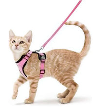 Load image into Gallery viewer, Cat Harness and Leash – Soft Adjustable Escape-Proof Vest for Walking Cats