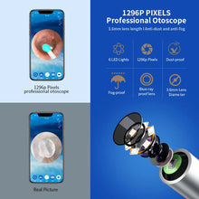 Load image into Gallery viewer, NE3 Ear Cleaner High Precision Ear Wax Removal Tool with Camera LED Light Wireless Otoscope Smart Ear Cleaning Kit Best Gift