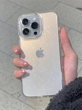 Load image into Gallery viewer, Luxury Glitter Bumper Clear Case for IPhone 14 13 12 11 Pro Max Mini X XS Max XR Cute Shining Shockproof Silicone Cover Hard Back Shockproof Protective Phone Cover For iPhone