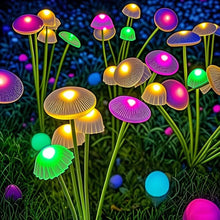 Load image into Gallery viewer, 6LED Solar Jellyfish Mushroom Lights β LED Garden & Lawn Solar Plug Lights