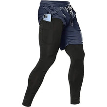 Load image into Gallery viewer, Men’s 2-in-1 Quick-Dry Training Pants – Athletic Joggers for Running, Gym & Fitness