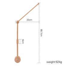 将图片加载到图库查看器,Wooden Baby Rattle Crib Mobile Holder for Newborns