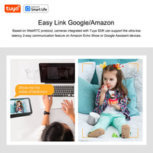 Load image into Gallery viewer, Tuya Smart Security 2/4Pack - 3MP Wired Camera w/Night Vision, Motion/Sound Detection, Pet Monitor for Home, iOS/Android/Web