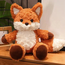 Load image into Gallery viewer, 35cm/50cm Cute Fluffy Fox Plush Toy Soft Cartoon Orange Foxes Stuffed Doll Appease Birthday Gift