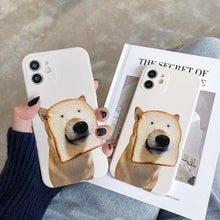 将图片加载到图库查看器,Cute and Funny Puppy Phone Case For iPhone 13 14 11 12 Pro Max XS XR 7 8 Plus Creative Shockproof Soft Silicone Phone Cover Flexible Silicone Dog Pattern Cute Phone Case