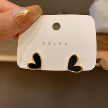 Load image into Gallery viewer, Love Heart Pearl Drop Earrings โ Sweet Elegant Jewelry for Women