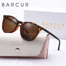 Load image into Gallery viewer, BARCUR Pink Fashion Round Sunglasses for Women – Polarized Comfortable UV400 Mirror Lense Lightweight PC Frame for Summer Travel Vacation & Holiday – Trendy Girls’ Gift Idea with Sweet Style