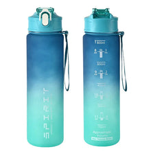 Load image into Gallery viewer, 800ML Large Capacity Sports Water Bottle | Leak-Proof BPA-Free Plastic Jug with Straw & Rope for Gym, Outdoor & Travel