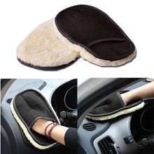 将图片加载到图库查看器,Microfiber Wool Soft Auto Car Washing Glove Cleaning Car Cleaning glove Motorcycle Washer Care Car paint Wash care tools