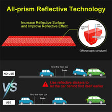Load image into Gallery viewer, Car Wheel Hub Reflective Stripes Door Handle Safety Warning Sticker Car Rear Warning Tape Automobile Sticker Exterior Accessorie
