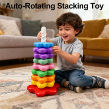 将图片加载到图库查看器,Baby Rotating Rainbow Tower Montessori Stacking Toy
