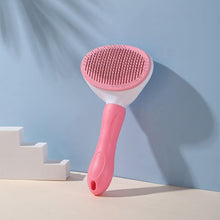 Load image into Gallery viewer, Pet Hair Remover Dog Brush Cat Comb Grooming Tools Dogs Accessories Cat Supplies Stainless Steel Beauty Massage Comb Dog Cat Brush Pet Brush for Long and Short Hair with Self-Cleaning Brush