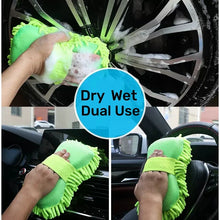 Load image into Gallery viewer, Microfiber Car Washer Sponge Cleaning Car Care Detailing Brushes Washing Towel Auto Gloves Styling Accessories