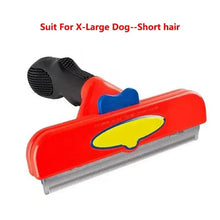 Load image into Gallery viewer, Cat & Dog Hair Removal Comb β Professional Grooming Brush for Shedding Control, Massage & Cleaning | Stainless Steel Deshedding Tool