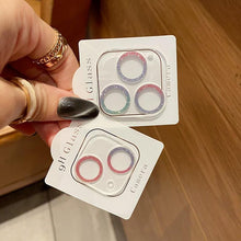 Load image into Gallery viewer, Glitter Full Cover Camera Lens Protector on For iPhone 12 13 11 Pro Max Mini 9H Tempered Glass Cover iPhone11 Camera Sticker Cap Lens Ring Cover