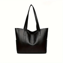 将图片加载到图库查看器,Vintage Large Capacity Tote Bag, Retro Vegan Shoulder Bag, Women's Casual Handbag For Commute