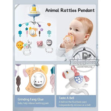将图片加载到图库查看器,Musical Baby Crib Mobile - Lights, Music & Projection | Remote Control Crib Toy for Newborns
