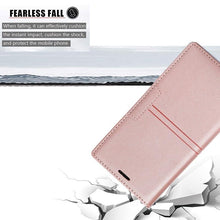Load image into Gallery viewer, Magnetic Flip Leather Card Slot Wallet Case for iPhone 14 13 12 11 Pro Max Flip Invisible Magnetic Elegant Retro Phone Case Premium Leather PU Soft Flip Cover For iPhone