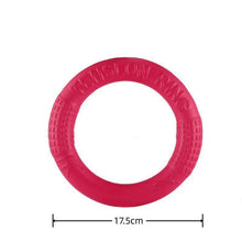 将图片加载到图库查看器,Durable Dog Ring Toy – Indestructible Flying & Chewing Training Toy