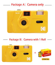 Load image into Gallery viewer, Original Kodak Film 35mm Camera with Flash Wind and Rewind Non-Disposable Retro Roll Cameras M35 M38 Manual Reusable Mini Gift