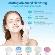 Load image into Gallery viewer, 5 in 1 Electric Facial Cleansing Brush Blackhead Remover Pore Vacuum Cleaner Deep Cleaning Face Care Black Head Removal Machine