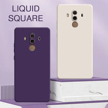 Load image into Gallery viewer, Original Square Liquid Silicone Case for Huawei Mate 9 10 Pro Camera Protective Cute Phone back cover Mate9 Mate10 10Pro fundas